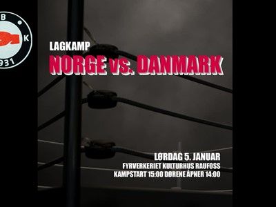 Lagkamp boksing Norge vs Danmark 2019