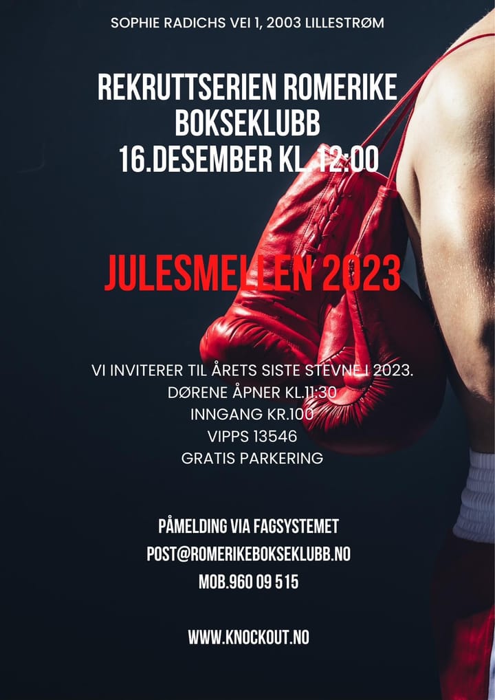 Julesmellen 2023 Romerike Boksing